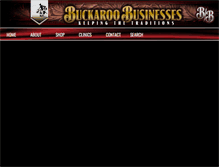 Tablet Screenshot of buckaroobusinesses.com